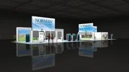 30x50 Île booth design by DisplayCraft